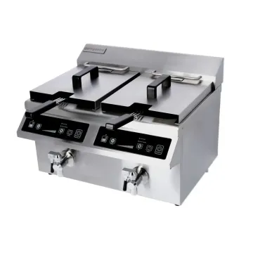 16L Double Tank Stainless Steel Heavy Duty Home Use Electric Deep Fryer