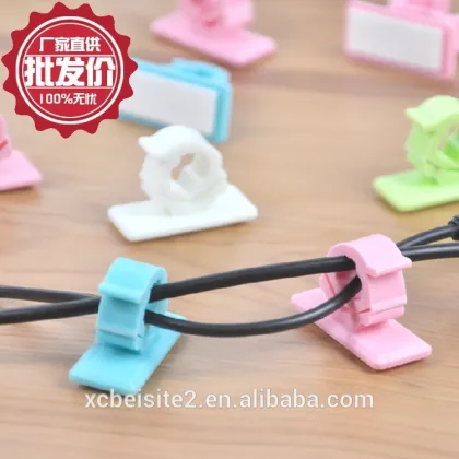 J503 Multifunctional adhesive plastic electric wire cable clips