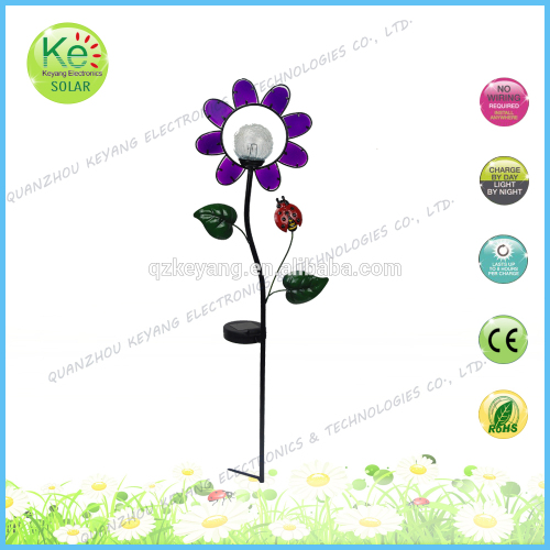 Solar products metal stake led light for garden accessories