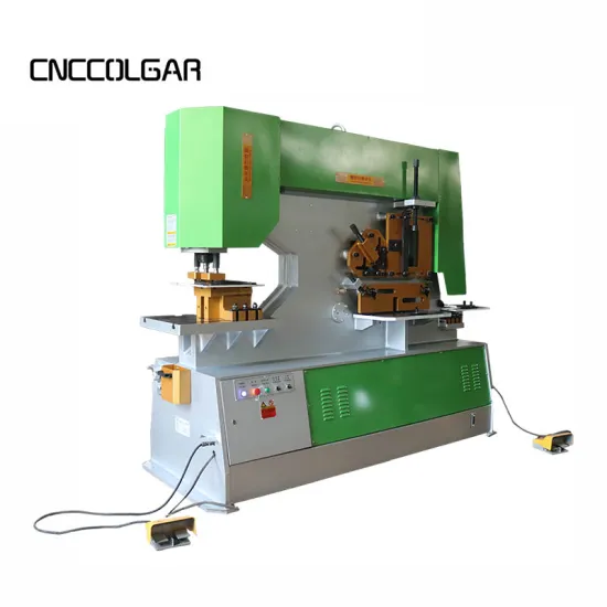 CNCColgar Hydraulic Ironworker Punch and Shearing Machine