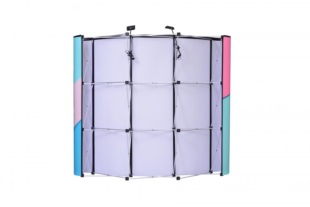 Portable pop displays exhibition booth wall banner stand