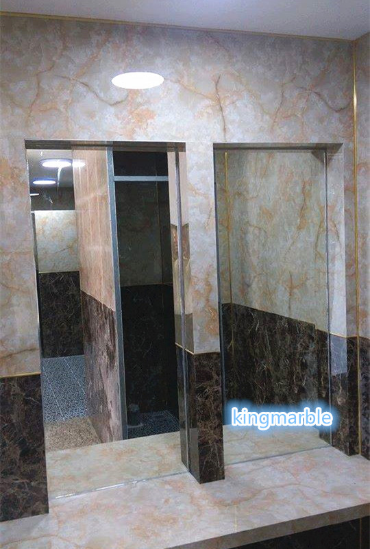 Hotsale interior decorative pvc marble panel import