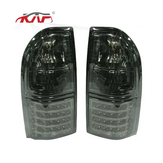 Auto LED Tail Lamp Tail Light Black Rear Lights for Toyota Land Cruiser Prado FJ90 LC90 1998-2002