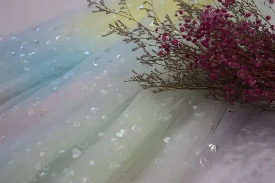 100% Nylon Colorful Membrane Mesh Fabric