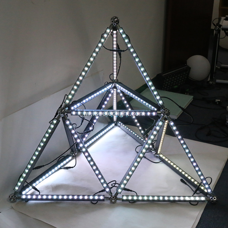 Lampu Triangle DMX512 3D 3D 3D