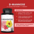 D-Mannose Capsules Cranberry Fruit Powder Fast Detox Flush