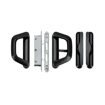Luxury Solid Zinc Alloy Sliding Door Handle with Locks Sri Lanka