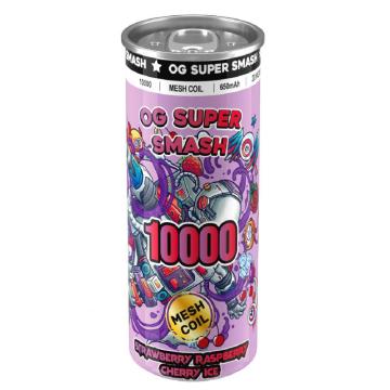 스웨덴은 일회용 vape OG Super Smash 10000puffs를 사용자 정의합니다