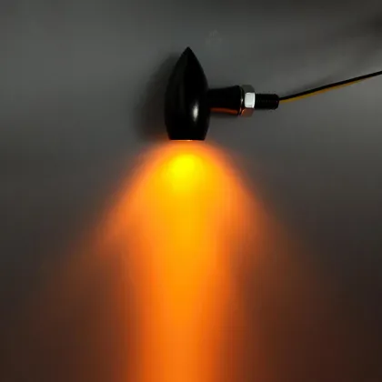 Mluminum 12v motorcycle led turn signal indicators light motorcycle turn signal