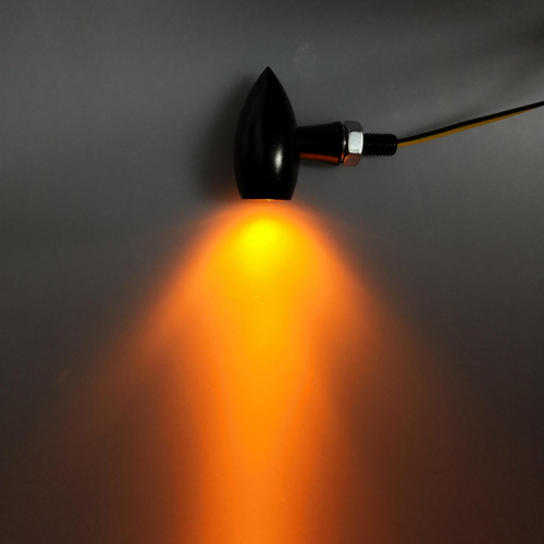 MUMINUM 12 વી મોટરસાયકલ એલઇડી ટર્ન સિગ્નલ સૂચકાંકો લાઇટ મોટરસાયકલ ટર્ન સિગ્નલ