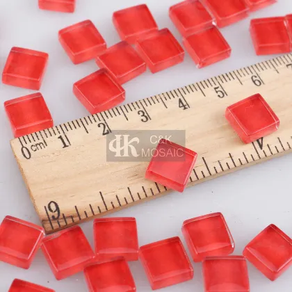 Red Glass Pieces Bulk for Mosaic Supplies