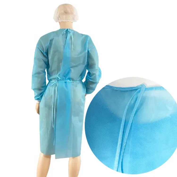 Nonwoven Knit Cuff Disposable Surgical Gown