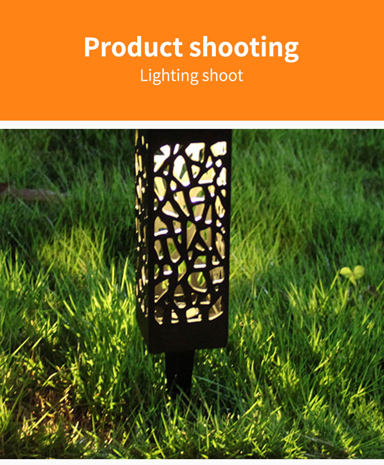 Ground plug solar garden light