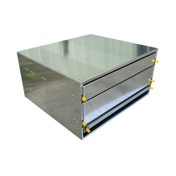Aluminum ute canopy cargo drawer with lock