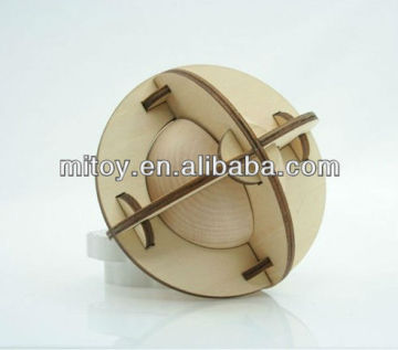 Universal wooden puzzle