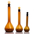 Amber Glass volumetric flask with stopper 2000ml
