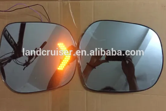 mirror glass with led for toyota land cruiser /FJ200, 2008-2015 land cruiser mirror glass