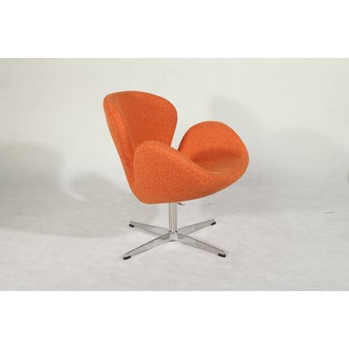 classic furniture swan chair in woolen fabric