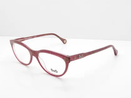 Dolce Gabbana Acetate Branded Optical Frames D&amp;g Dd1245 Burgundy With Gold