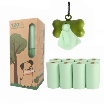 Eco-Friendly Biodegradable Dog Poop Bags Compostable Pet Waste Bags