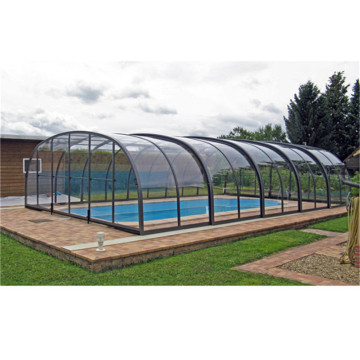 Four Season Glass Retractable Swimming Pool Roof Cover