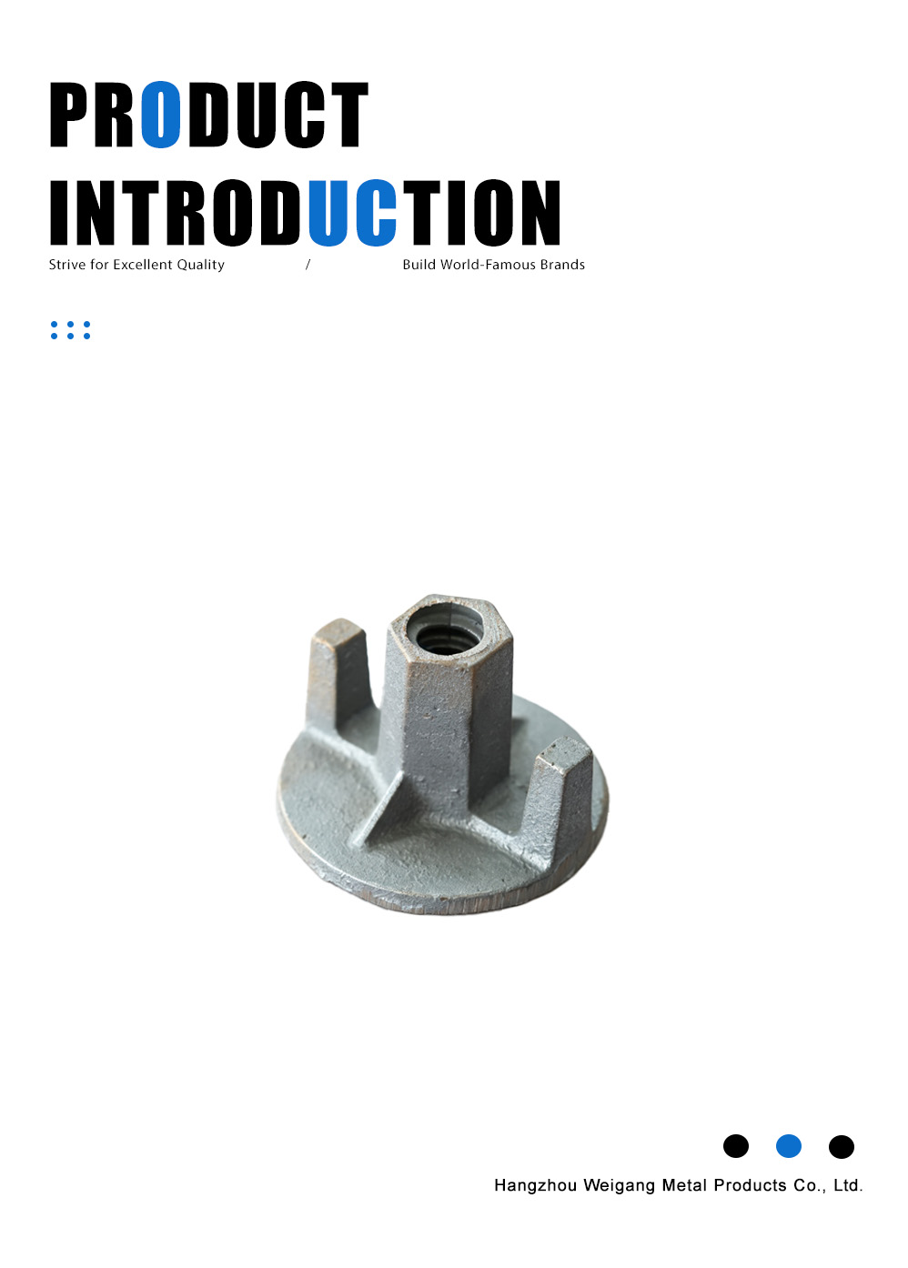 Mountain‑shaped Nut