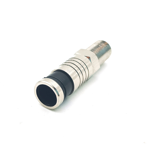 Waterproof Seal F Type Female Compression Connector Adapter