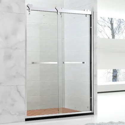 6mm 8mm Frosted Glass Sliding Partition Shower Door