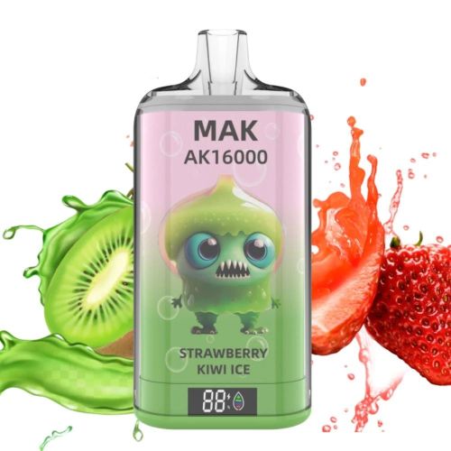 Kaliteli Mak AK16000 Puffs Vape şarj edilebilir