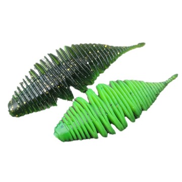 Cacing Lure Lembut 65mm 75mm 105mm - Bellows Gill memancing bass umpan silikon