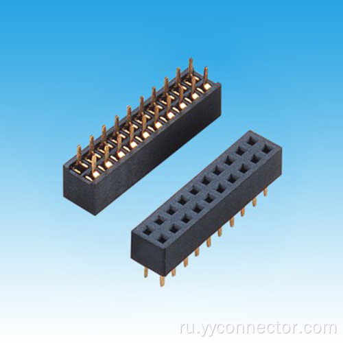 2,0 мм H4.3/4,6 мм разъем для женского заголовка двойной строки S/T