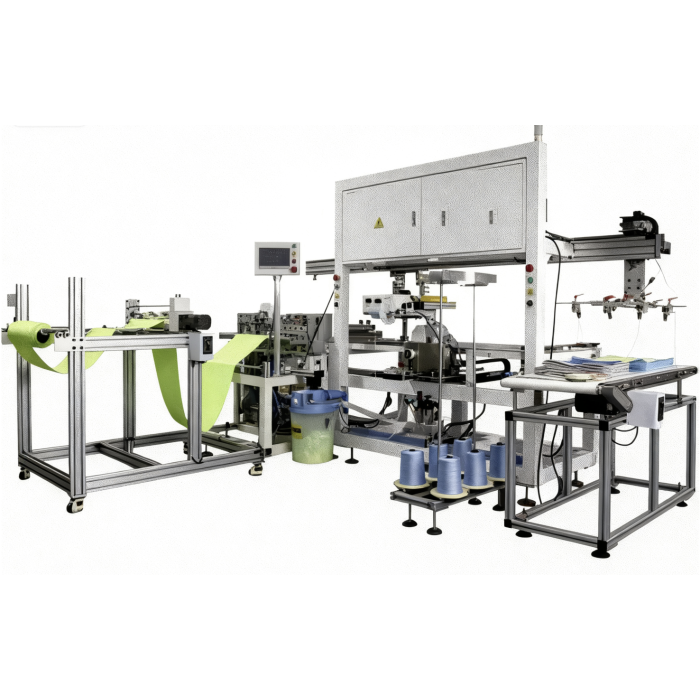 20 adet/dk 220V Otomatik Havlu Dikiş Makinası