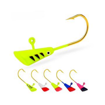 Bán buôn 5PCS/Túi nước mặn minnow Shad Jig Heads - 5 màu