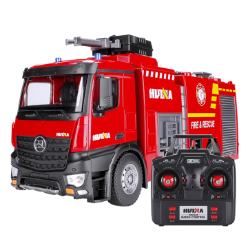 Popular 22 Channel Huina Water Spraying Fire Truck RC Toy for Kids
