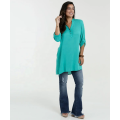 Loose SleeveLong shirt With V-Neck Long sleeve Blouse