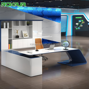 Luxury L-Shaped Smart Office Desk Set