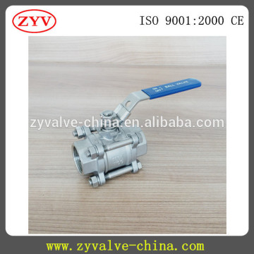 Light Type 1000WOG 3PC Ball Valve made in Cangzhou