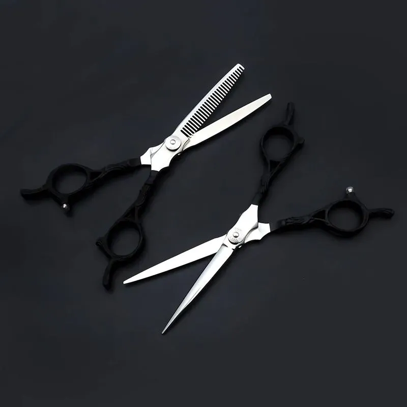 Black Stainless Steel Beauty Scissors