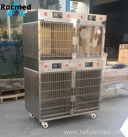 Low Price Good Quality Stainless Steel Veterinary ICU Cage for Dogs and Cats