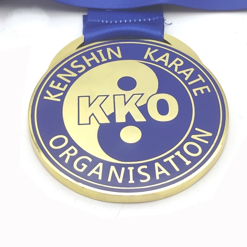 Medaglia di karate in metallo campione sportivo personalizzato