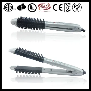 32mm big barrel Tourmaline LCD Professional magic hair curler with comb