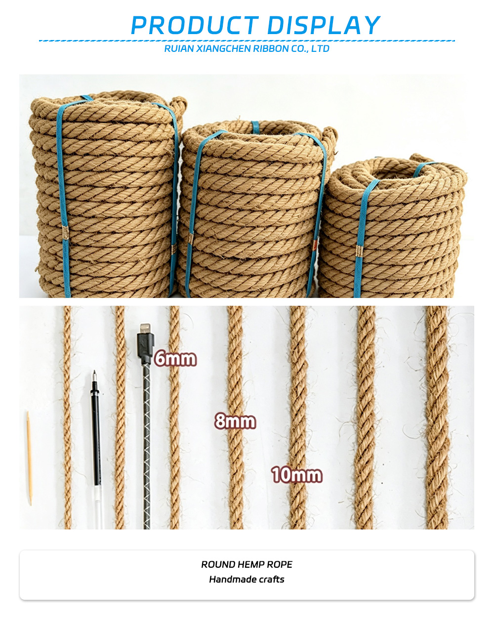 34-round hemp rope x