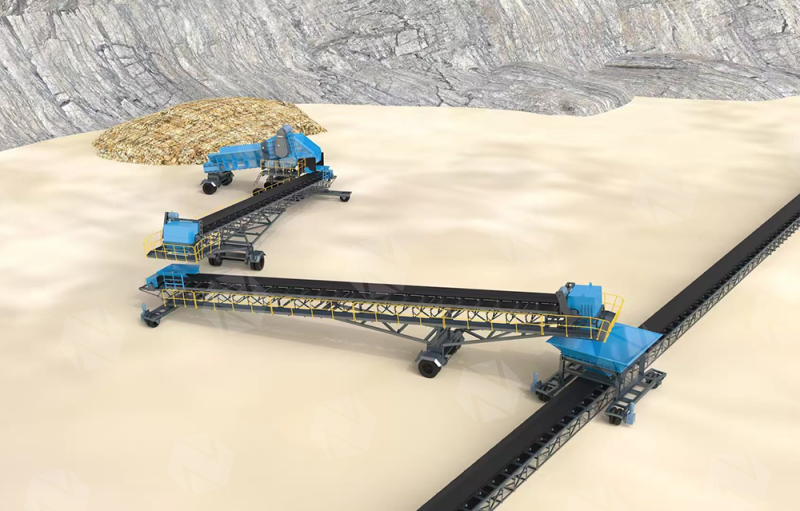 Carbon Steel Coal Mining Conveyor Systems: Idler Rollers and Rubber Belts for Sale
