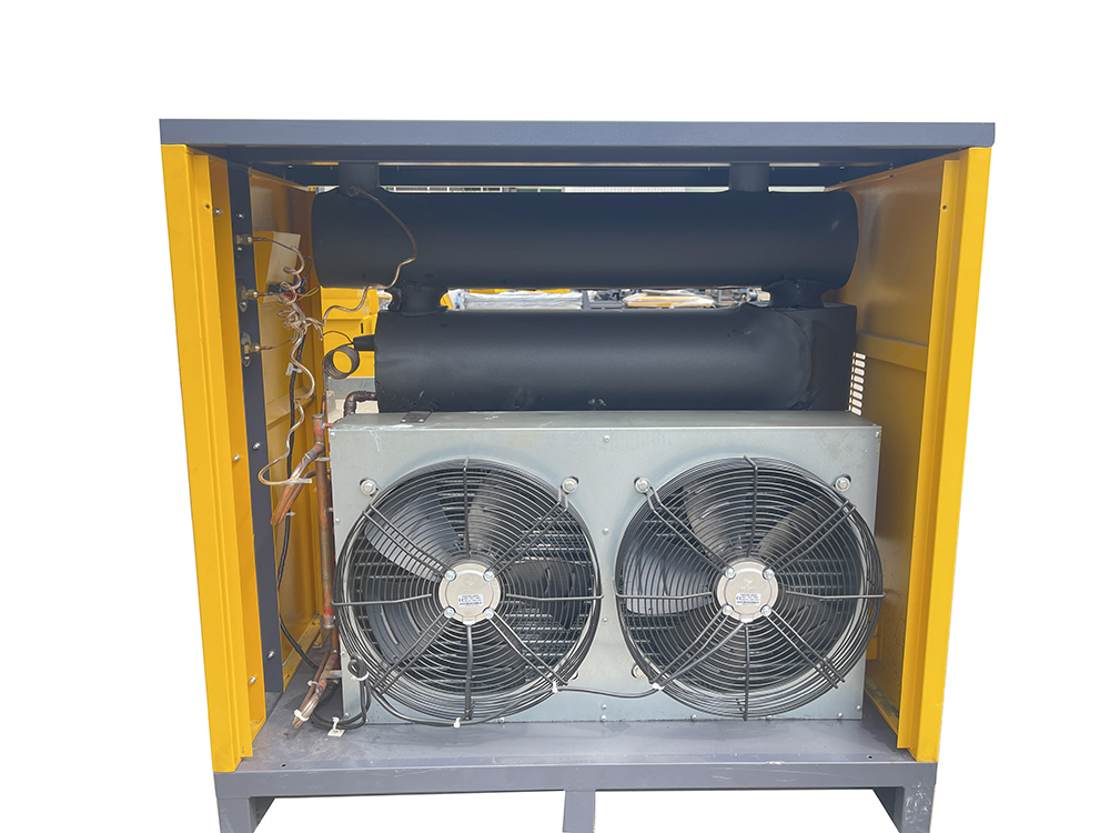 Static low temperature refrigerated dryer
