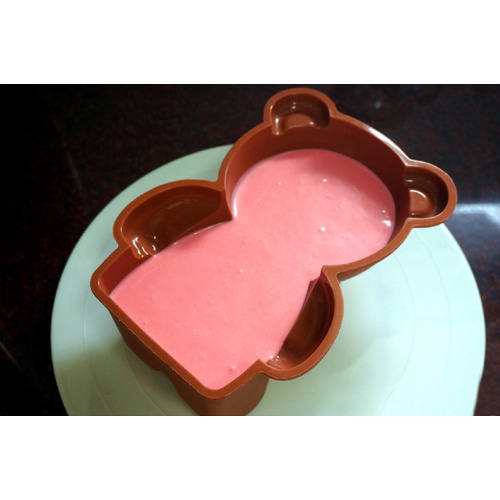 Cartoon bear milk tea silicone mold