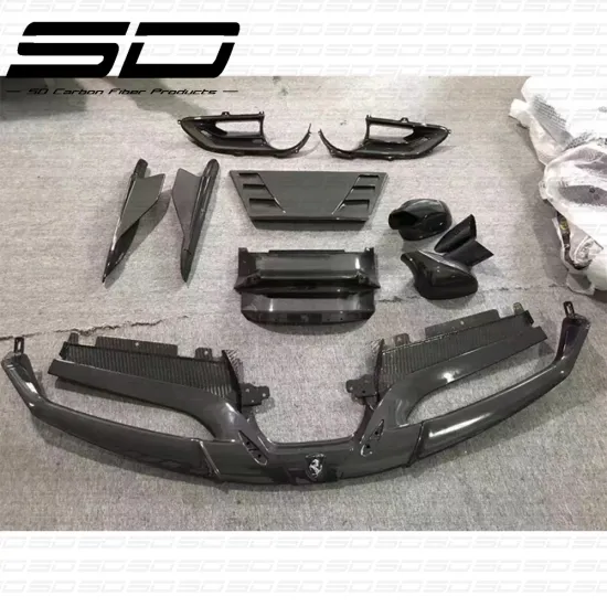 C Style All Car Accessories Full Set Body Kit for F488 Carbon Body Kit