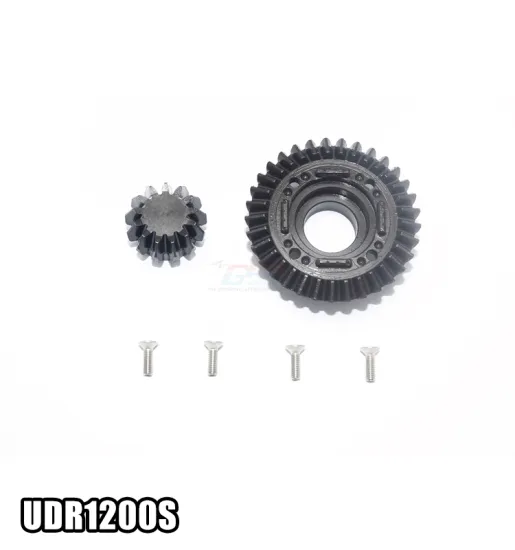 HARDEN STEEL #45 REAR DIFFERENTIAL RING GEAR & PINION GEAR-SET UDR1200S FOR 1/7 UNLIMITED DESERT RACER UDR