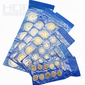 16-60mm Mini Diamond Disc Circular Emery Saw Blades for Jewelry Making and DIY Projects