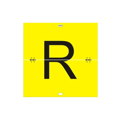 "a","d","R" sign