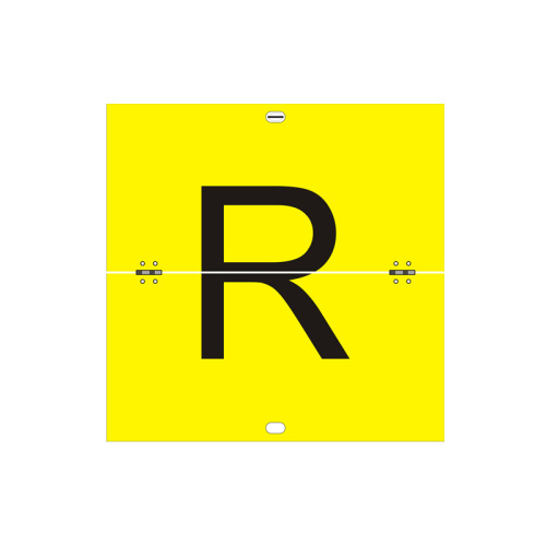 "a","d","R" sign
